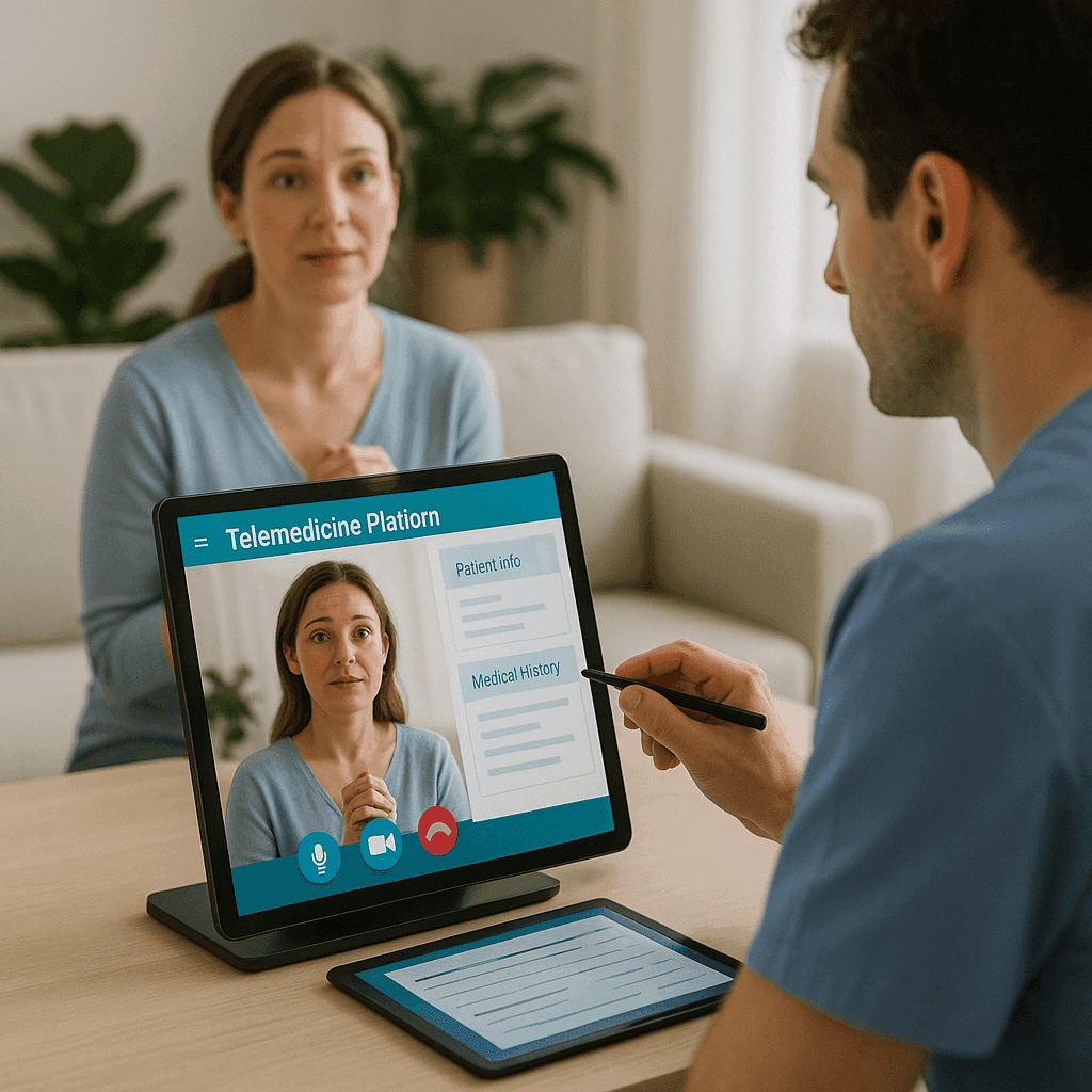 Telemedisina maslahat beriş platformalary